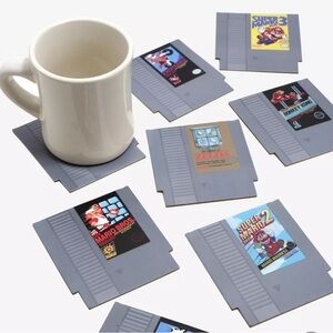 Nintendo NES Coasters Set of 8 in box Gray